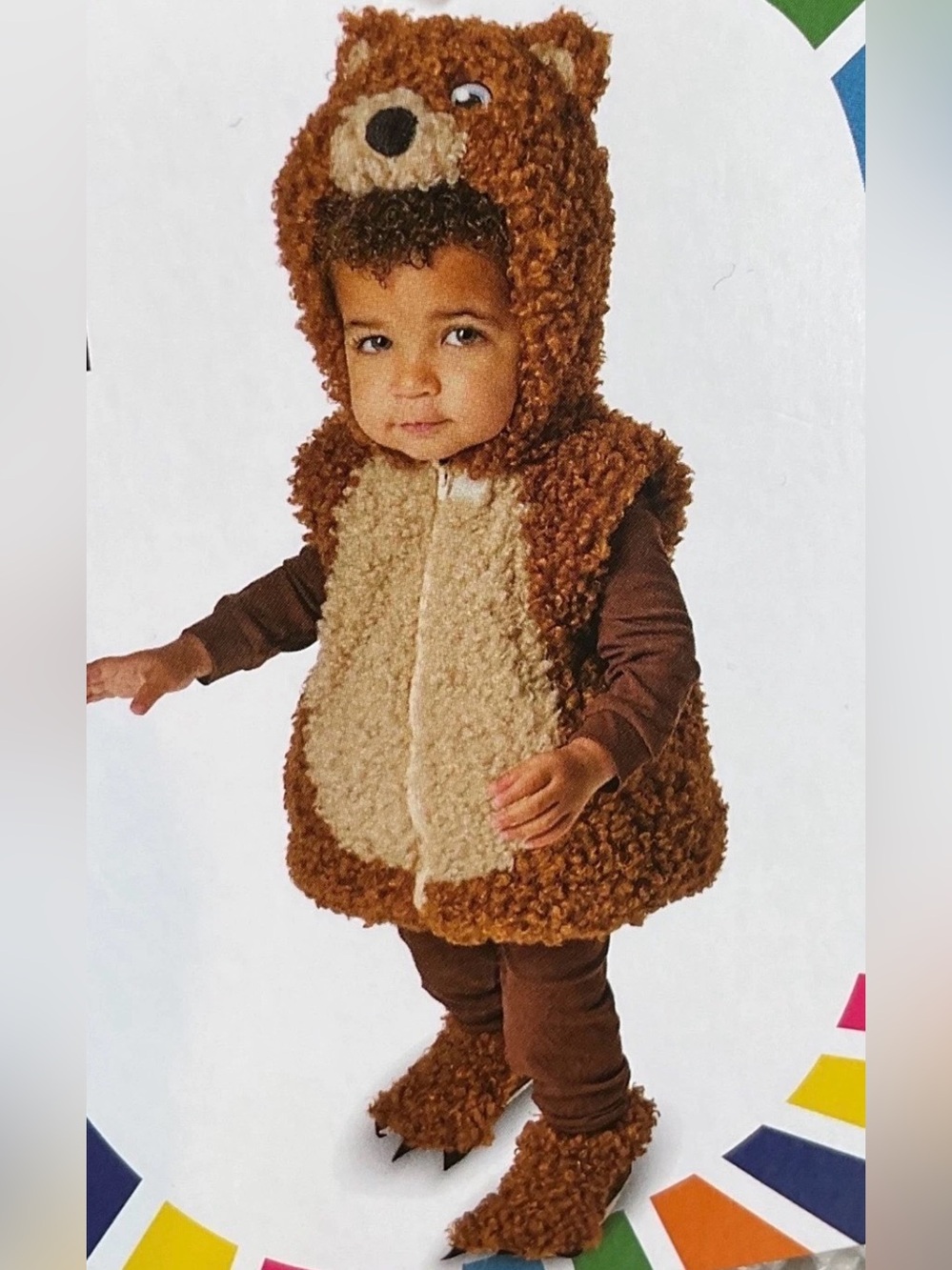 Going Wild Baby Bear Costume 6M 6 Months Halloween Sherpa